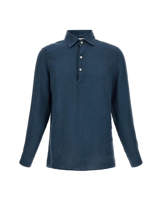 Mc2 Saint Barth Blue 'raphael' Polo Shirt for men