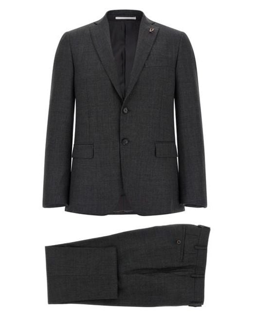 Pal Zileri Black 'lord' Dress for men