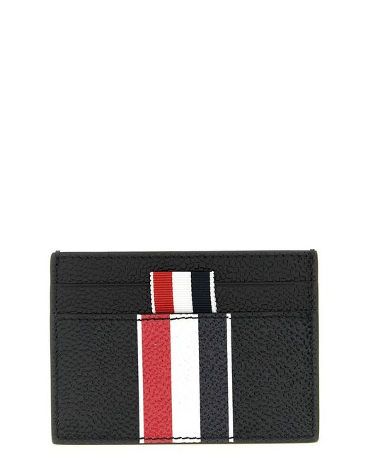 Thom Browne Black Rwb Card Holder for men