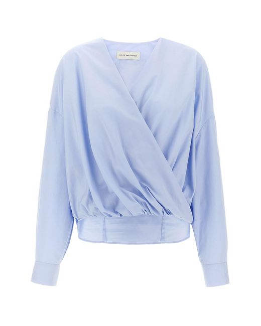 Dries Van Noten Blue Bluse "Camiel"