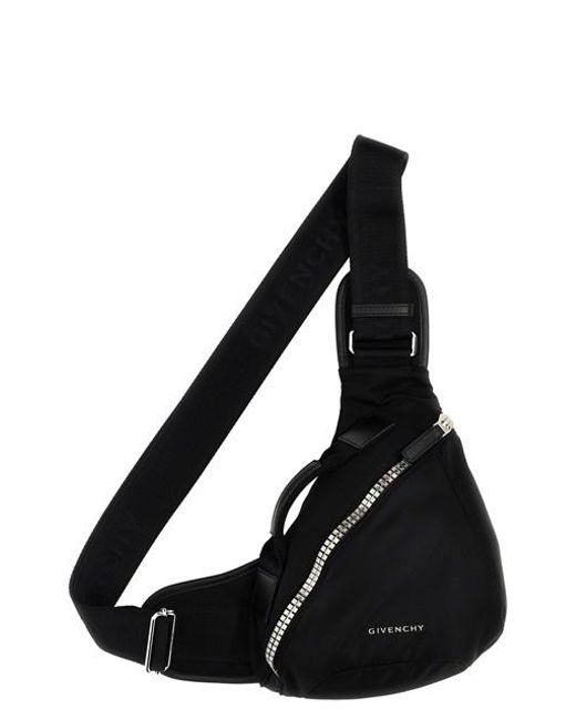 Givenchy Black 'g-zip Triangle' Bag for men