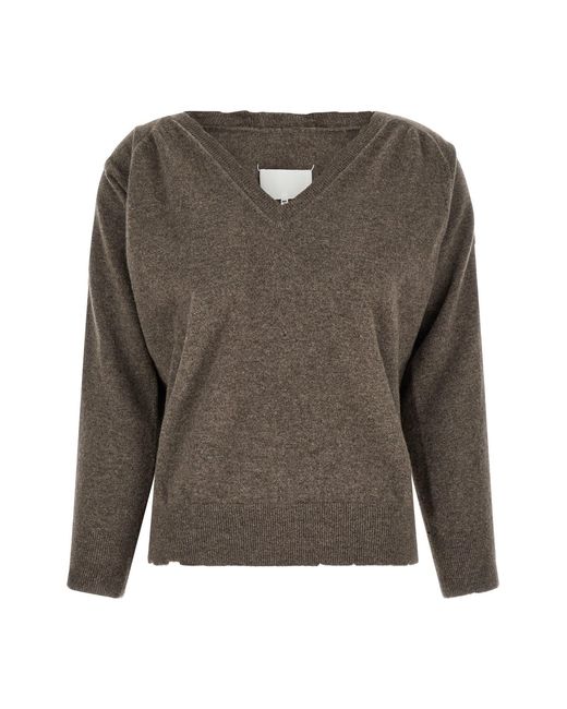 Maison Margiela Green Lived-in Jersey