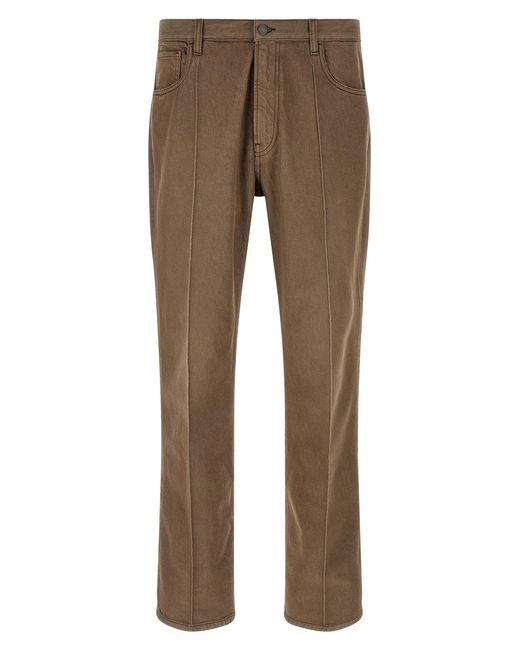 Prada Brown 'old' Wash Jeans for men