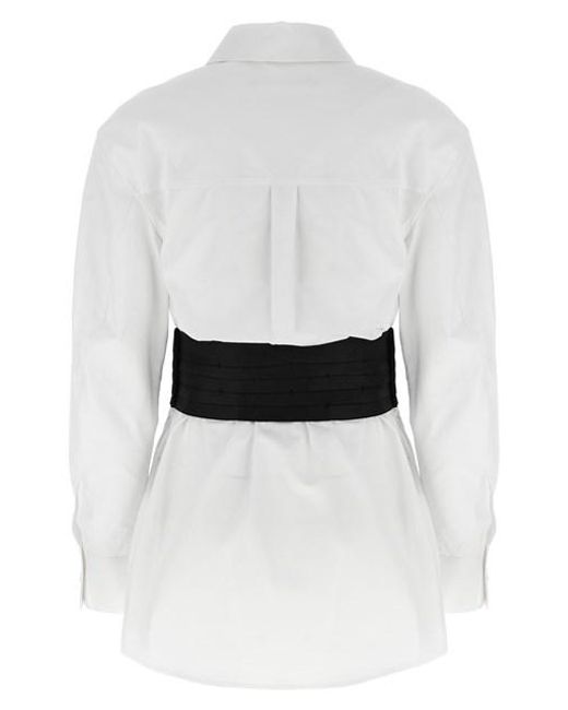 Abito camicia di Alexander Wang in White
