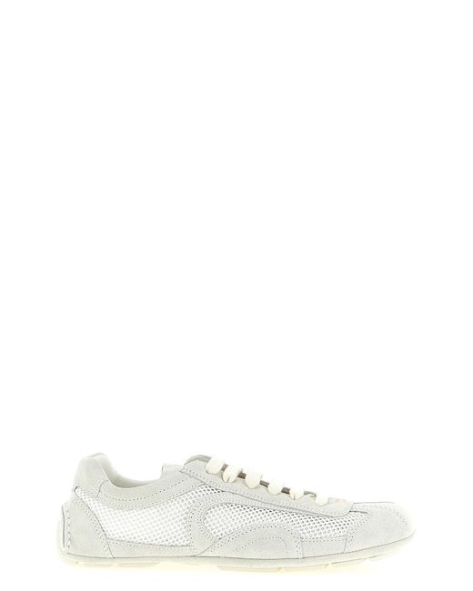 Prada White 'montecarlo Re-edition 2005' Sneakers