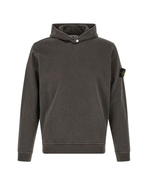 Stone Island Gray '6100031' Hoodie for men