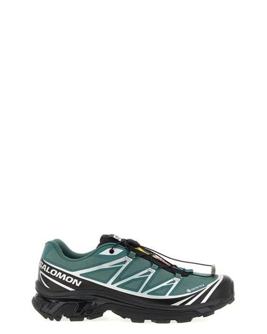 Salomon Green 'xt-6 Gtx' Sneakers for men