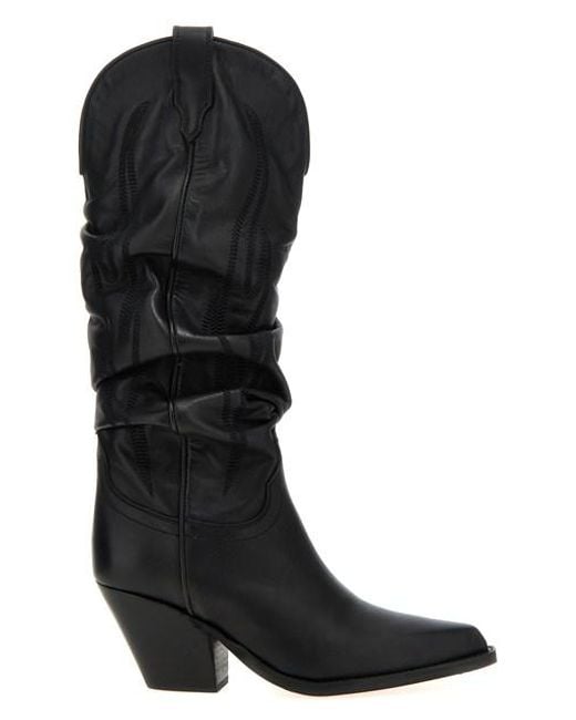 Stivale 'Ruidoso Slouchy' di Sonora Boots in Black