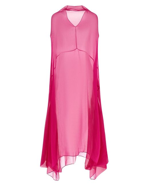 Dries Van Noten Pink 'ducy' Dress
