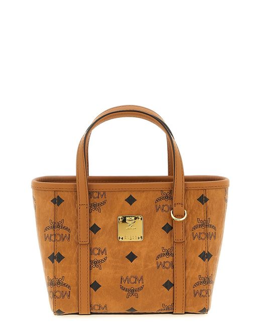 MCM Brown 'toni' X-mini Shopping Bag