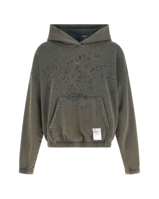 Satisfy Gray 'mothtechtm' Hoodie for men