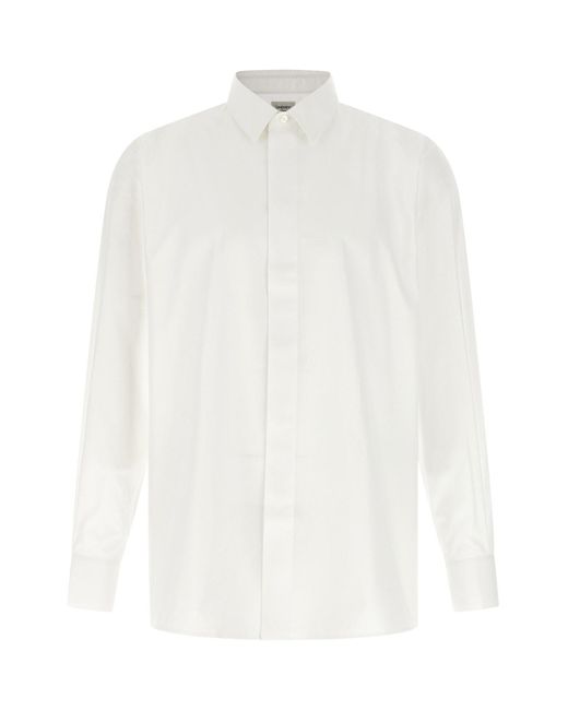 Saint Laurent White 'Cassandre' Shirt for men