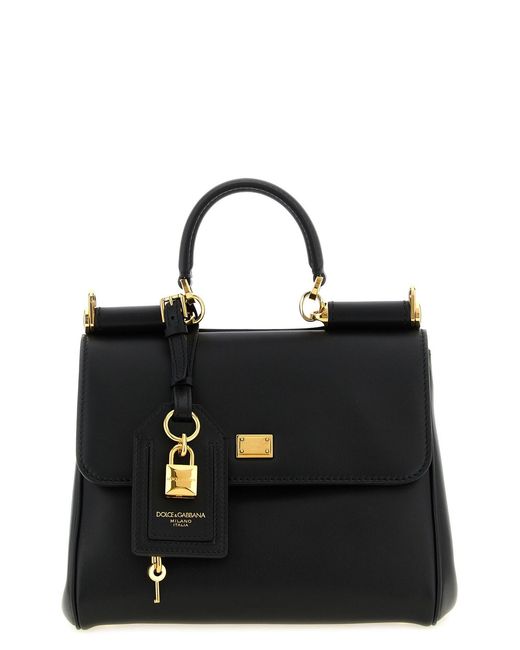 Dolce & Gabbana Black 'my Sicily' Small Handbag
