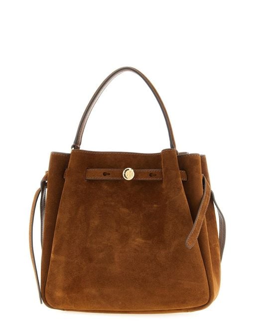 Tory Burch Brown 'romy' Bucket Bag