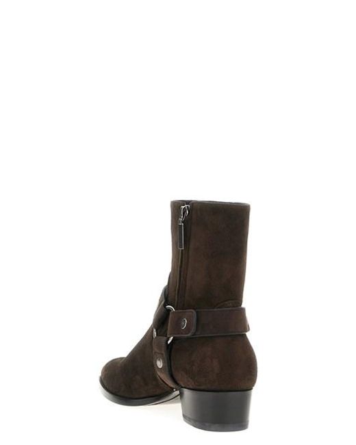 Stivaletto 'Wyatt' di Saint Laurent in Brown da Uomo
