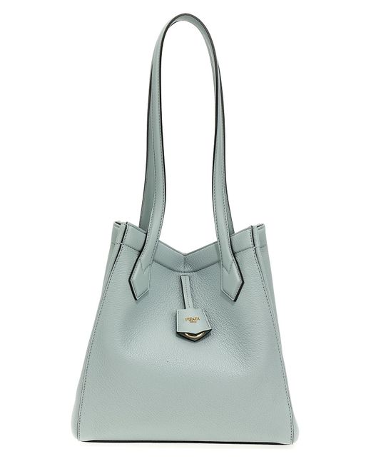 Fendi Blue ' Origami Medium' Shopping Bag