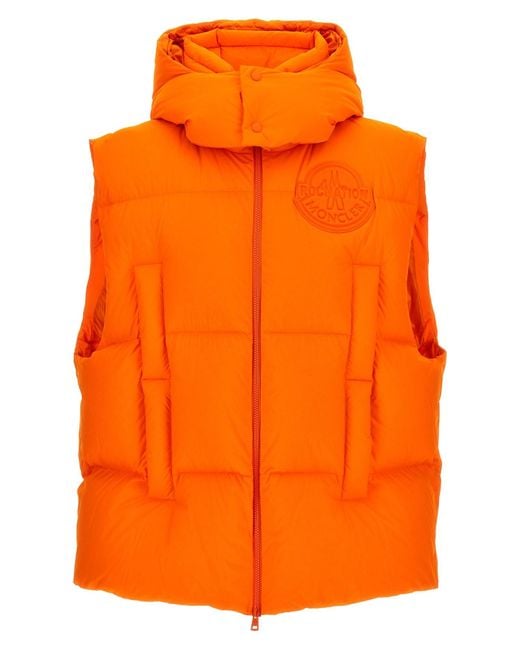 Moncler Genius Orange Roc Nation By Jay-z 'apus' Vest for men