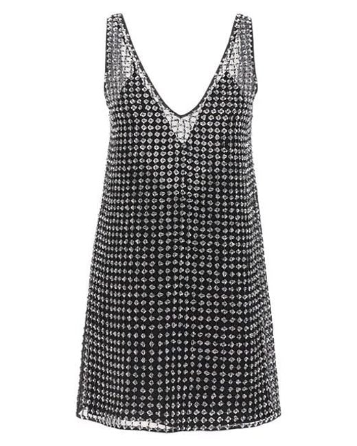 【送料&関税込】Max Mara rita Short Dress Max Mara Rita Sequins Mini Dress in Black | Lyst