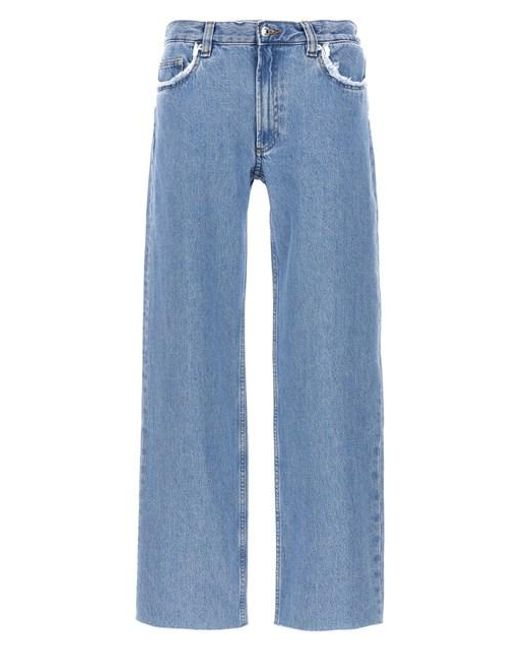 A.P.C. Blue 'relaxed Raw Edge' Jeans