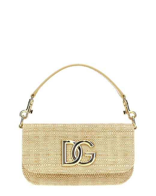 Dolce & Gabbana Metallic '3.5' Handbag
