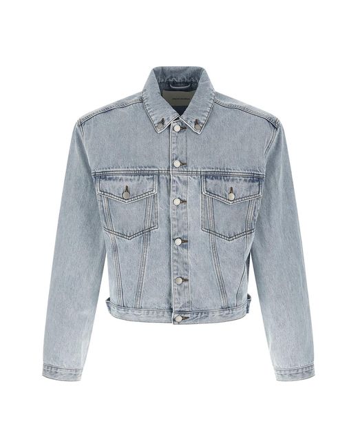 Entire studios Blue 'shrunken Denim' Jacket for men