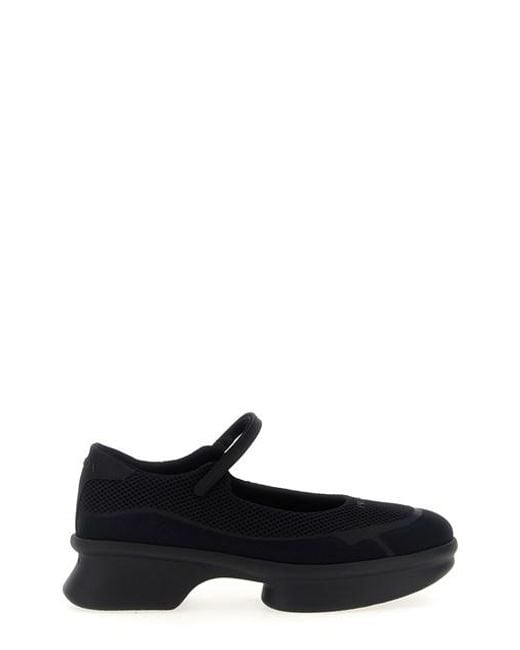 Prada Black Mesh Ballet Flats