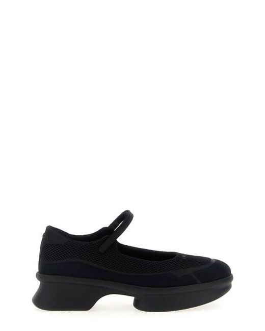 Prada Black Mesh Ballet Flats