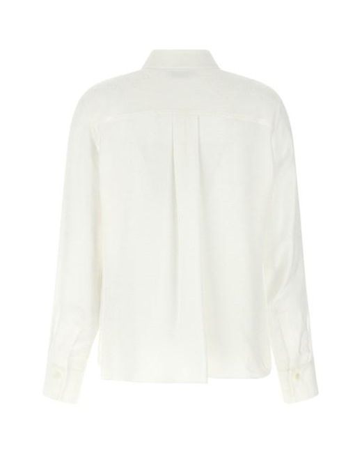 Monogram Shirt Camicie Bianco-Donna di Ferragamo in White