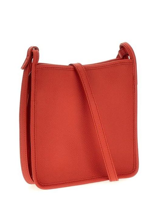 Tracolla 'Le Foulonné' di Longchamp in Red
