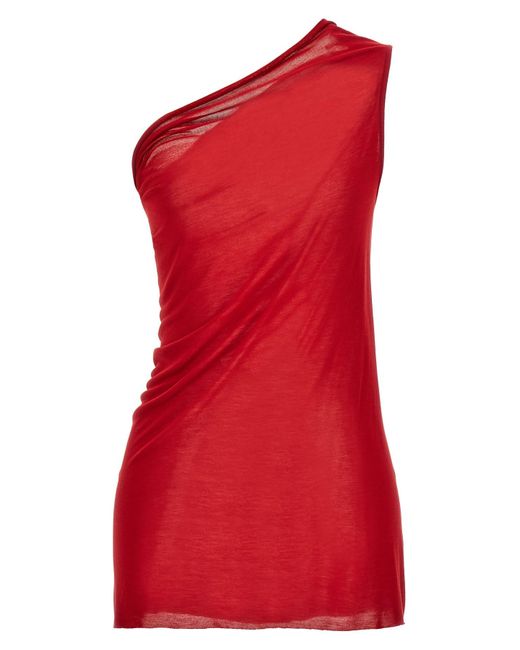 Rick Owens Red Top "Athena T"