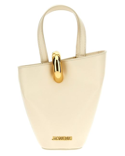 Jacquemus Natural Le Petit Bambola Mini Handbag Cow Leather (Bos Taurus) Hand Bags