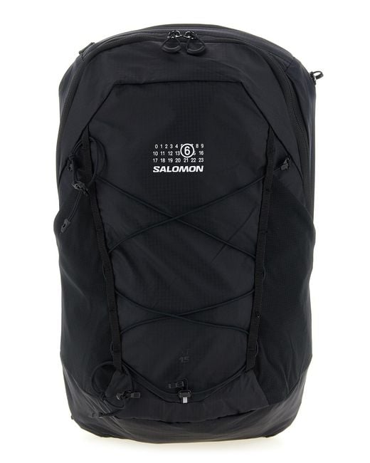 MM6 by Maison Margiela Black 'xt 15' Backpack X Salomon for men