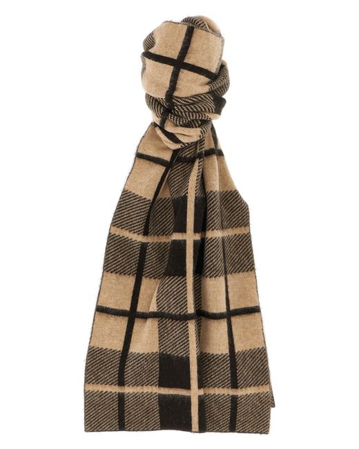 Guest In Residence Natural 'the Plaid Big Scarf' Scarf