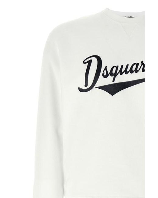 Felpa 'Cool Fit' di DSquared² in White da Uomo