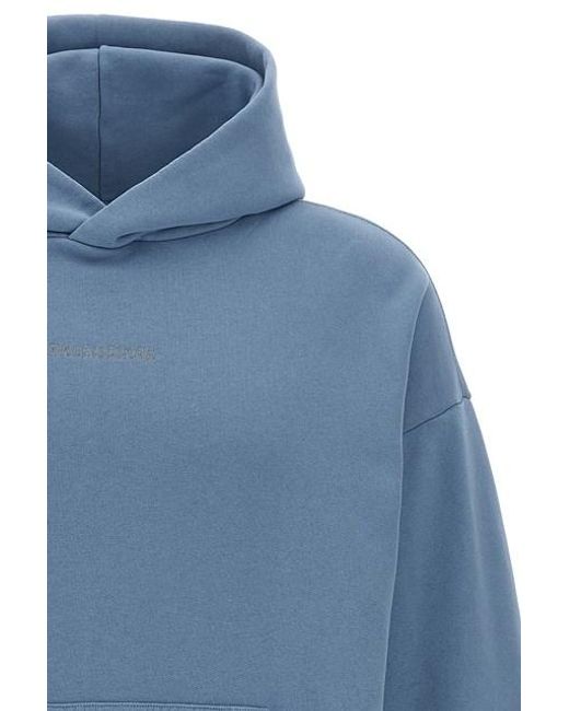 Felpa Con Cappuccio Back Reflective' di Balenciaga in Blue da Uomo