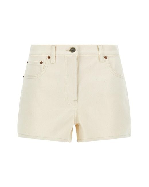 Valentino Garavani Natural Vgold Shorts