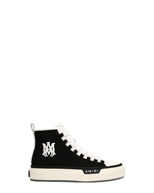 Amiri 'ma Court Hi' Sneakers in Black for Men | Lyst