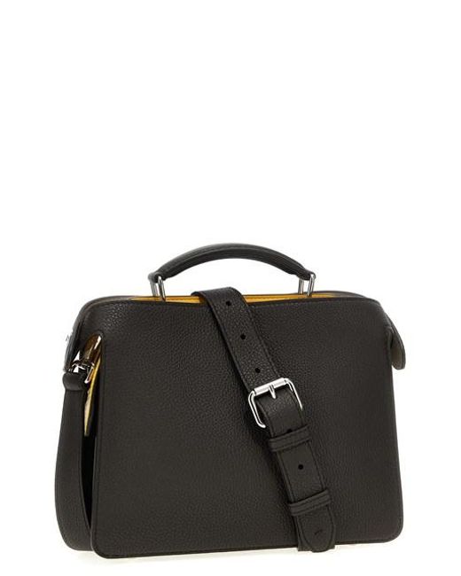 Borsa a mano 'Peekaboo ISeeU Small' di Fendi in Black da Uomo