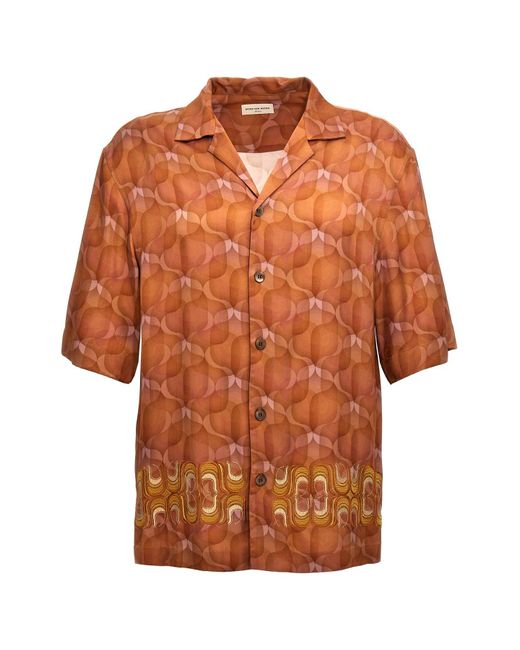 Dries Van Noten Orange 'cassiemb' Shirt for men