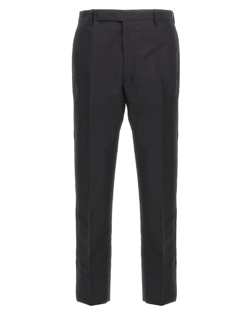 Prada Black Cotton Trousers Tec for men