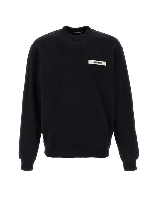 Jacquemus Blue 'Gros Grain' Sweatshirt for men