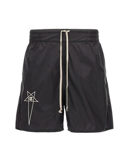 Bermuda Champion X di Rick Owens in Gray da Uomo