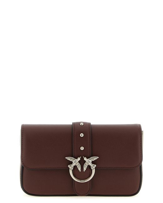 Pinko Brown 'baby Love One Slouchy' Small Shoulder Bag