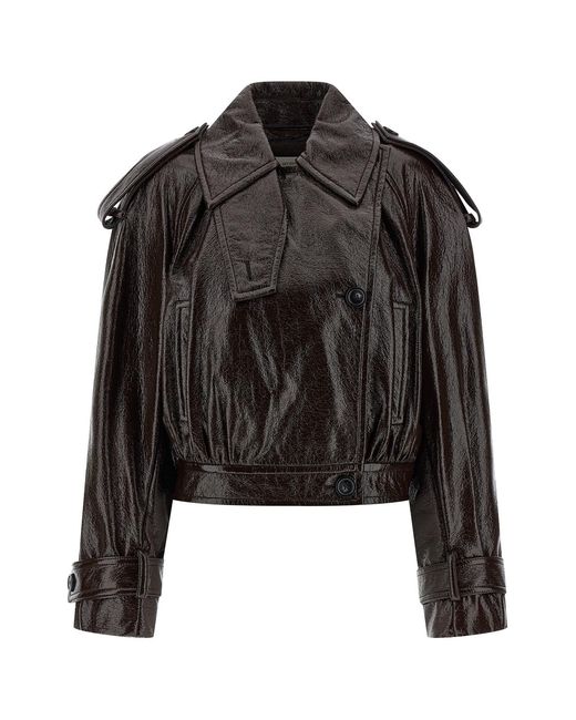 Sportmax Black 'beta1234' Trench Coat