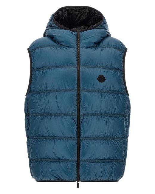 Moncler Blue 'panestrel' Vest for men