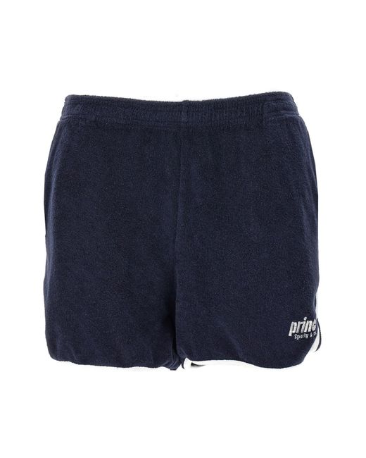 Sporty & Rich Blue 'prince Sporty Terry' Shorts