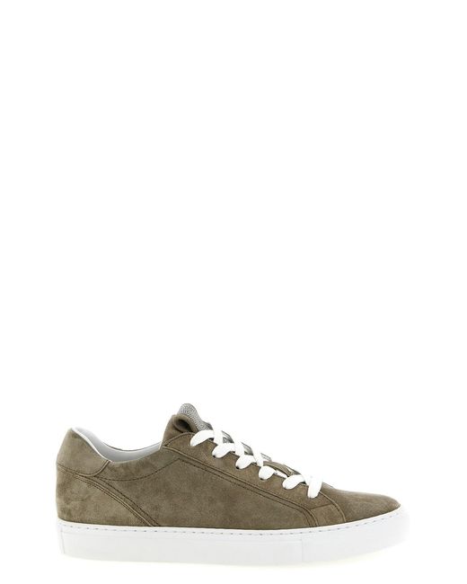 Brunello Cucinelli Green Sneakers "Precious Loop"