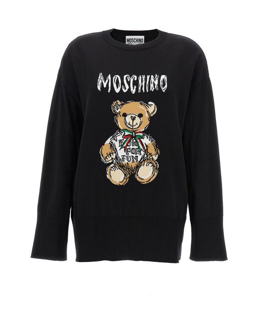 Moschino Black Pullover "Teddy Bear"