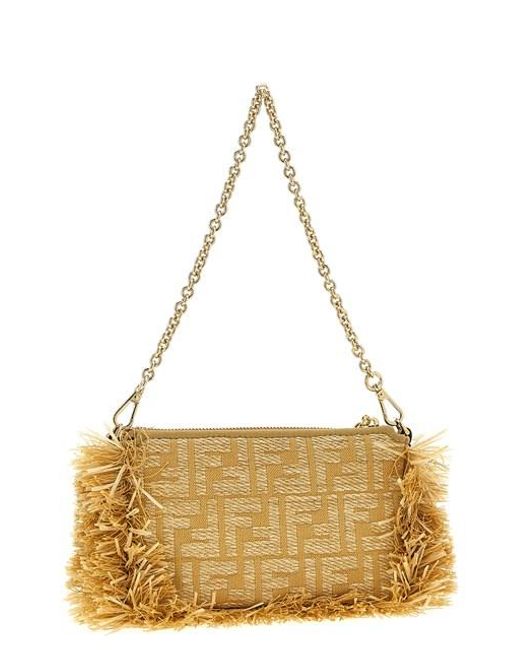 Pouch 'Baguette' di Fendi in Metallic