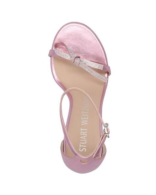 Sandalo 'Nudist' di Stuart Weitzman in Pink
